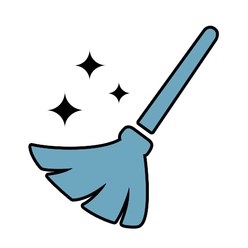 clean_icon-2 - First Viewings an icon of cleaning a house for a real estate video.