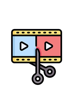 An icon for video editing.
